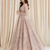 Brand MARIA B - Net frock with satain silk - Image 8