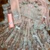 Brand MARIA B - Net frock with satain silk - Image 4