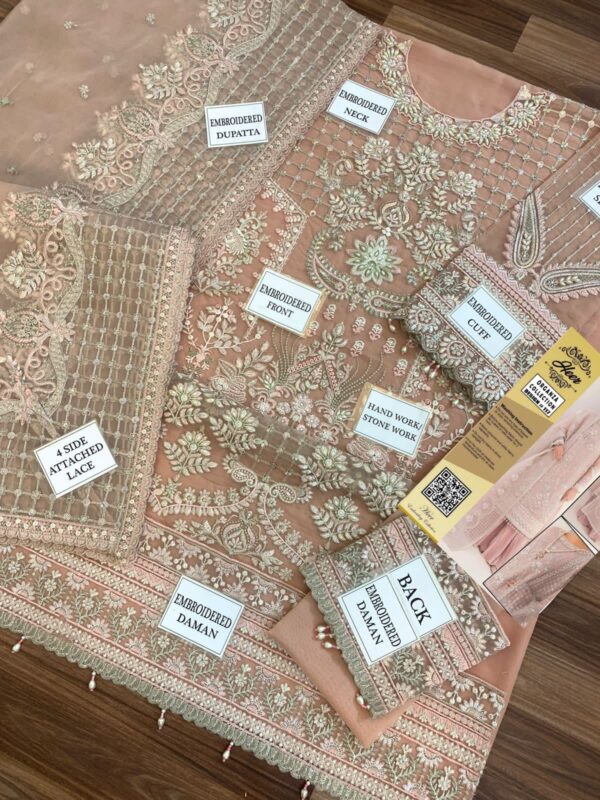 Heer's Design - Luxurious Organza & Silk - Image 3