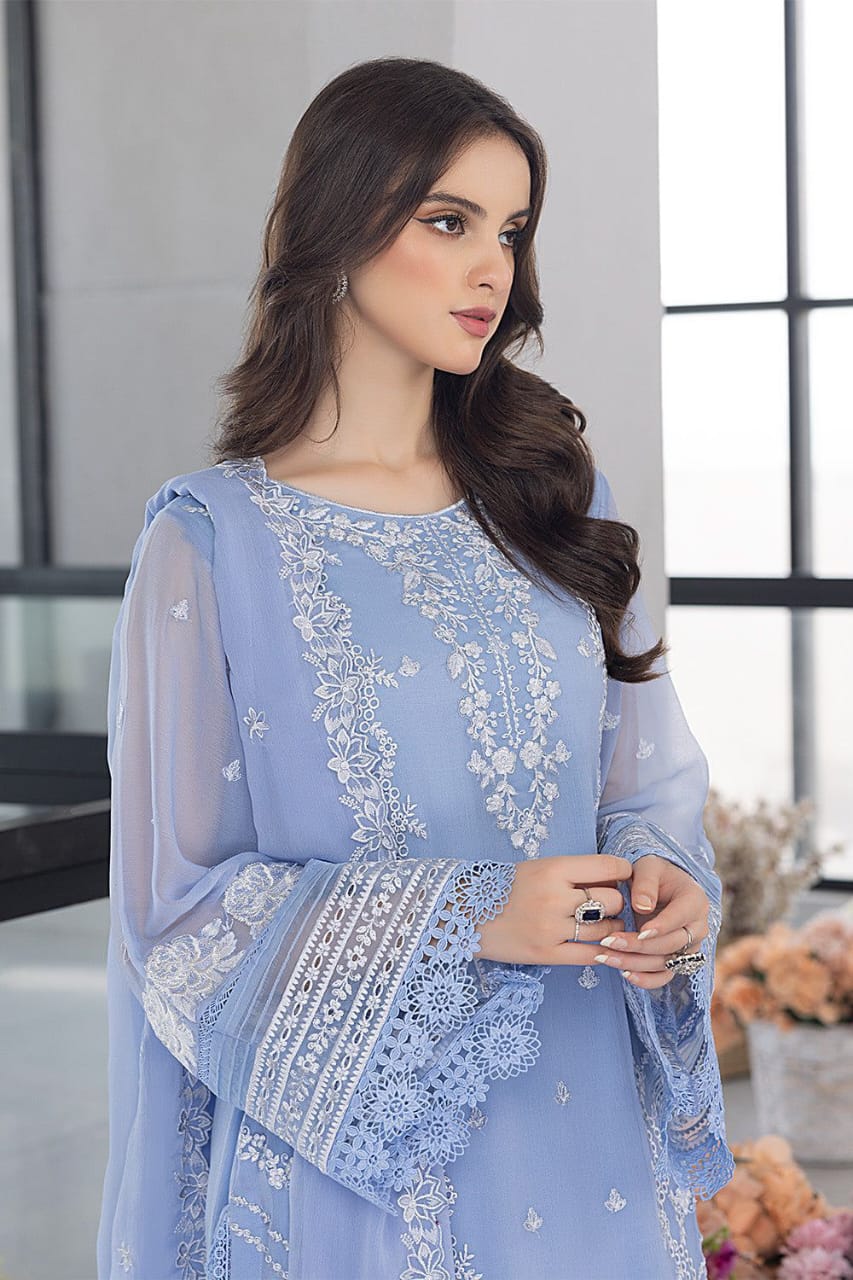 Azure Organza
