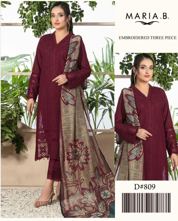 MARIA B LAWN WITH DIGITAL Daimond DUPATTA - Image 5