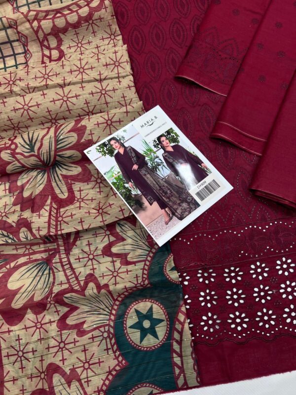 MARIA B LAWN WITH DIGITAL Daimond DUPATTA - Image 2